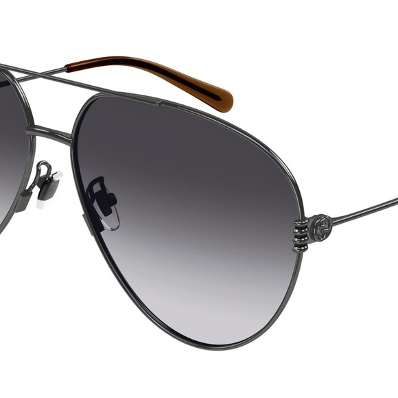 Gucci Black Pilot Aviator Sunglasses - Picture 3 of 3